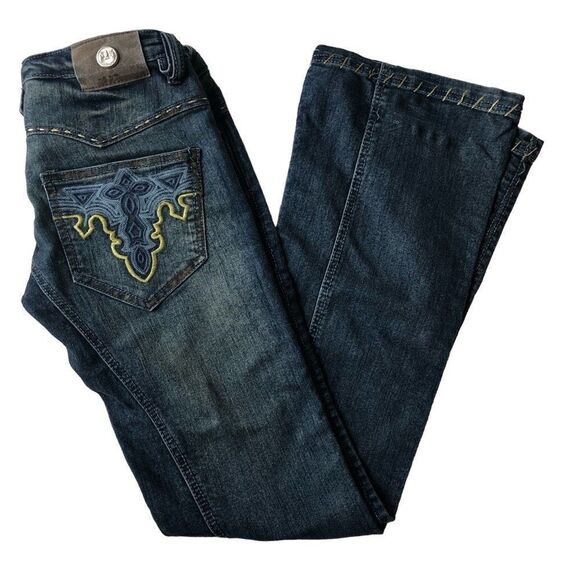 Antik Denim Flare Embroidered Denim Jeans - Women’s 4 - Picture 1 of 10